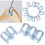 20pcs Random Color Antislip Creative Mini Clothes Hanger Home Easy Hook Closet Organizer Storage Rack Holder Accessories for Home&Living