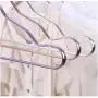 10pcs Random Color Clothes Coat Hanger Aluminum Alloy Anti-Skid Hanger for Clothes Water Resistant Windproof Strong Metal Clothes Hanger