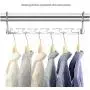6pcs Multi-Port Support Clothes Hanger Multifunctional Clothes Drying Rack Metal Hangers Decoration Organizer Storage Rack for Space Saving