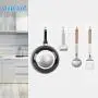 12Pcs Adhesive Hooks Heavy Duty, Wall Hooks Transparent No-Rust Seamless, Waterproof Oilproof Free Drilling Wall Hangers, Suitable for Ceiling, Kitchen, Bathroom