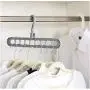 Multi-Port Support Circle Clothes Hanger Clothes Drying Rack Multifunction Plastic Scarf Clothes Hangers Hangers Storage Racks 10pcs Random Color