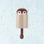 DOITOOL Cartoon Squirrel Wall Plug Hook Hanging Key Hook Wall Clothes Hanger for Kitchen Bathroom Coat Hat (Brown)