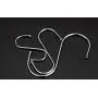 DayCount Pack of 20 Stainless Steel S Shape Small/Medium/Large Multipurpose Hooks Heavy Duty Clothes Hanger Rack Closet Storage Rack Tool (Medium)