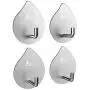 Adhesive Hooks,Wall Towel Hooks 3M Hooks Kitchen Hook 304 Stainless Steel Waterproof Bathroom Hook Wall Hanger for Bathroom, Kitchen and Office, Adhesive Coat Hook, Key Hook Stick on Wall (4 Packs) Adhesive Hooks,Wall Towel Hooks 3M Hooks Kitchen Hook 304 Stainless Steel Waterproof Bathroom Hook Wall Hanger for Bathroom, Kitchen and Office, Adhesive Coat Hook, Key Hook Stick on Wall (4 Packs)