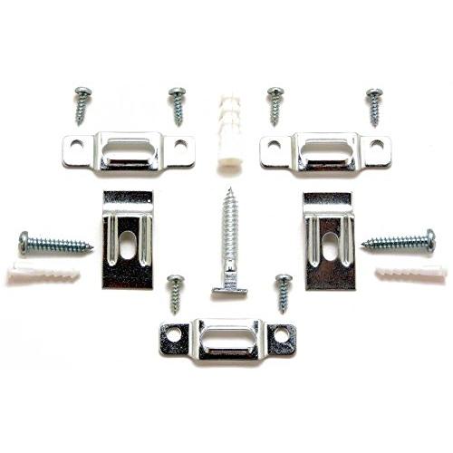 T-Lock security hangers locking hardware set for (50) wood or aluminum picture frames plus free HARDENED wrench!