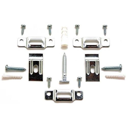 T-Lock security hangers locking hardware set for (25) wood or aluminum picture frames plus free HARDENED wrench! ArtRight