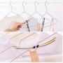 10pcs Random Color Non-Slip Hanger Clothes Drying Rack Holder Durable for Home Wardrobe Decoration