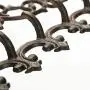 Sungmor Cast Iron Rustic Coat Hook Hanger with 5 Hooks - Practical Iron Storage Organizer/Wall Hooks Hanging Rack - Pretty Pattern Charming Wall Decor for Keys Clothes Hats