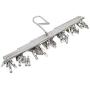 underwear drying rack Multi-function Clothes hanger Stainless steel Originality Socks clip 35 Windproof clamp ( WJY )