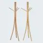 ZEMIN Floor Standing Coat Rack Clothes Hat Stand Hanger Hooks Wood Smooth Stoarge Japanese-Style, (Color : Ash) ZEMIN Floor Standing Coat Rack Clothes Hat Stand Hanger Hooks Wood Smooth Stoarge Japanese-Style, (Color : Ash)