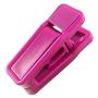 JumpyFire Velvet Hangers Clips, 20 PCS Plastic Clothes Hangers Clips, Baby Hanger Clips for Coat Hanger Pants Hangers, Pink