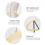 Pretigo Velvet Hangers Non-Slip Velvet Hanger 50 Pack-Clothes Hangers Velvet Space Saving Clothes Hangers Non Slip Hangers for Coats, Suit,Beige