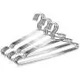 Inveroo 30 Pcs/lot 45cm Stainless Steel Strong Metal Wire Hangers Coat Hanger Standard Suit Hangers Clothes Hanger