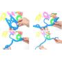 UYMIQ 5Pcs Clothes Hangers Portable Folding Plastic + 3M Clothesline Portable Windproof for Outdoor Travel Hiking Camping Hotel