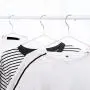 High-tech type 10pcs Children Adult Clothes Hanger Clothes Drying Rack Non Slip Metal Shirt Hook Hangers,Blue