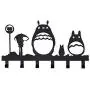 Homentum Decorative Coat Hooks Wall Mounted,Childrens Hangers, Metal Towel Racks for Bathroom,Bedroom, Dog Leash and Key Holder, Entryway Clothes and Hat Organizer,Cartoon Sweet Black,6 Hooks(Totoro) Homentum Decorative Coat Hooks Wall Mounted,Childrens Hangers, Metal Towel Racks for Bathroom,Bedroom, Dog Leash and Key Holder, Entryway Clothes and Hat Organizer,Cartoon Sweet Black,6 Hooks(Totoro)