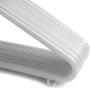 HANGERWORLD 72 White 11.8inch Plastic Kids Coat Clothes Garment Pants Skirt Bar Baby Toddler Hangers