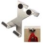 Weiy Over Door Hooks Stainless Steel Reversible Hooks Cupboard and Drawer Hooks Coat Hanger Wall Mounted Coat Rack Clothes Hat Hanger Closet Hooks for Door and Wall