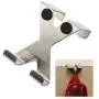 Weiy Over Door Hooks Stainless Steel Reversible Hooks Cupboard and Drawer Hooks Coat Hanger Wall Mounted Coat Rack Clothes Hat Hanger Closet Hooks for Door and Wall