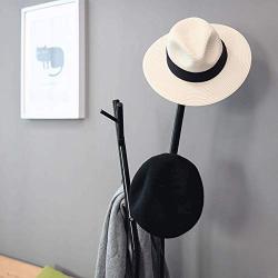 Coat Rack Free Standing Metal Coat Rack Stand Entryway Hall Tree Coat Tree For Hat Clothes Purse Scarves Handbags Umbrella Hat Hanger Garment Storage Holder ( Color : Black , Size : 40×40×180cm )