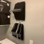 Clothes Hanger Organizer Stacker Storage Holder Rack for Closet and Laundry Room Tidier, Wall Mount, Adhesive or Drilling Installation, Stainless Steel Clothes Hanger Organizer Stacker Storage Holder Rack for Closet and Laundry Room Tidier, Wall Mount, Adhesive or Drilling Installation, Stainless Steel