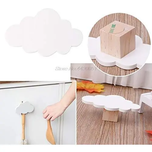 Wood Hangers - Cute Cloud Hooks Wooden Clothes Hanger Wall Decor Children Bedroom Pendant Wood Hangers - Cute Cloud Hooks Wooden Clothes Hanger Wall Decor Children Bedroom Pendant
