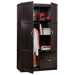 Sauder Storage Cabinet, Cinnamon Cherry finish