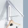 IN VACUUM Retractable Clothes Drying Rack, Aluminium Foldable Clothing Rack, Home Storage Organizer Wall Hanger for Clothes (1 Racks)