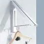 IN VACUUM Retractable Clothes Drying Rack, Aluminium Foldable Clothing Rack, Home Storage Organizer Wall Hanger for Clothes (1 Racks) IN VACUUM Retractable Clothes Drying Rack, Aluminium Foldable Clothing Rack, Home Storage Organizer Wall Hanger for Clothes (1 Racks)
