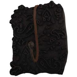 Indianshelf Handmade 1 Artistic Vintage Brown Wooden Block Wall Hooks Hangers/Clothes Hooks for Wall