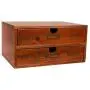 Juvale Small Wood Desktop Organizer Storage Boxes with Drawers, French Design Juvale Small Wood Desktop Organizer Storage Boxes with Drawers, French Design