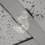 Clear Plastic Drop Ceiling Hooks with Hinge - One Piece Grid Ceiling Hangers - 10 Pack