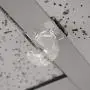 Clear Plastic Drop Ceiling Hooks with Hinge - One Piece Grid Ceiling Hangers - 10 Pack