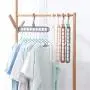 Stuart77 Magic Coat Hangers Rotate Anti-Skid Folding Clothes Hanger Rack Wardrobe Space Saver Magic Closet Organiser Hanging Hangers (Random Color)