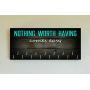 Race Medal Holder/Running Medal Hanger NOTHING WORTH HAVING COMES EASY- Wood Wall Mounted Medal Organizer. CUSTOMIZATION Available