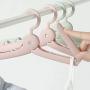 Travel Clothes Hangers - 5Pcs Anti-Slip Grooves Mini Foldable Clothes Drying Rack for Home Camping Indoor Outdoor Skirt Scarves Suits Trousers Pants Shirts Hanger Portable Windproof Easy to Carry