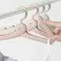 Travel Clothes Hangers - 5Pcs Anti-Slip Grooves Mini Foldable Clothes Drying Rack for Home Camping Indoor Outdoor Skirt Scarves Suits Trousers Pants Shirts Hanger Portable Windproof Easy to Carry