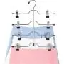 5PC 4 Layers Stainless Steel Multifunctional Clothes Hangers Pants Storage Hangers Cloth Rack Multilayer Storage Cloth Hanger Decoration