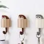 DOITOOL Cartoon Squirrel Wall Plug Hook Hanging Key Hook Wall Clothes Hanger for Kitchen Bathroom Coat Hat (Grey) DOITOOL Cartoon Squirrel Wall Plug Hook Hanging Key Hook Wall Clothes Hanger for Kitchen Bathroom Coat Hat (Grey)
