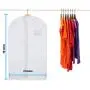 Plixio 40" Travel Garment Bags for Clothing Storage of Suits, Dresses, Dance Costumes - Hanging Clothes Bag with Window and Zipper (10 Pack) Plixio 40" Travel Garment Bags for Clothing Storage of Suits, Dresses, Dance Costumes - Hanging Clothes Bag with Window and Zipper (10 Pack)