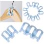 20pcs Random Color Antislip Creative Mini Clothes Hanger Home Easy Hook Closet Organizer Storage Rack Holder Accessories for Home&Living