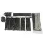 Homebi Clothes Closet Portable Wardrobe Durable Clothes Storage Organizer Non-Woven Fabric Cloth Storage Shelf with Hanging Rod and 10 Shelves for Extra Storage, 59.05" W x 17.72" D x 65.4" H (Black) Homebi Clothes Closet Portable Wardrobe Durable Clothes Storage Organizer Non-Woven Fabric Cloth Storage Shelf with Hanging Rod and 10 Shelves for Extra Storage, 59.05" W x 17.72" D x 65.4" H (Black)