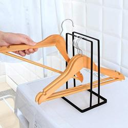 TOPBATHY Coat Hanger Stacker Stand Space Saver Clothes Hangers Holder Organiser Storage Black