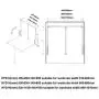 FKhanger Lift Pull Down Cabinet Hanger,Adjustable Width Wardrobe Clothes Hanger,Rail Soft Return-Silver (Size : 890-1210mm)