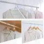 2PC Random Color Length Retractable Rods Adjustable Clothing Fork with Hanger Iron Pipe Clothesline Pole Pick Clothes Hanger Decoration 2PC Random Color Length Retractable Rods Adjustable Clothing Fork with Hanger Iron Pipe Clothesline Pole Pick Clothes Hanger Decoration