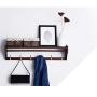 QIANDING YIMAOJIA Coat Rack Simple Hanger Indoor Clothes Rack Multi-Function Hanger Wall-Mounted Solid Wood Hanger Hanger (Size : 51.5cm) QIANDING YIMAOJIA Coat Rack Simple Hanger Indoor Clothes Rack Multi-Function Hanger Wall-Mounted Solid Wood Hanger Hanger (Size : 51.5cm)