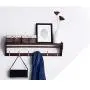 QIANDING YIMAOJIA Coat Rack Simple Hanger Indoor Clothes Rack Multi-Function Hanger Wall-Mounted Solid Wood Hanger Hanger (Size : 51.5cm)