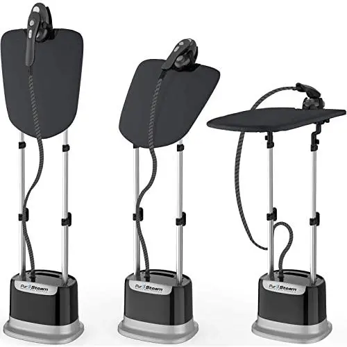 Professional Series Garment Steamer Accessories for Clothes Dual-Pro Iron, 1800 Watt Power and a Large Water Tank, Built-in Ironing Board and Garment Hanger Professional Series Garment Steamer Accessories for Clothes Dual-Pro Iron, 1800 Watt Power and a Large Water Tank, Built-in Ironing Board and Garment Hanger