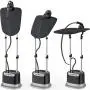 Professional Series Garment Steamer Accessories for Clothes Dual-Pro Iron, 1800 Watt Power and a Large Water Tank, Built-in Ironing Board and Garment Hanger Professional Series Garment Steamer Accessories for Clothes Dual-Pro Iron, 1800 Watt Power and a Large Water Tank, Built-in Ironing Board and Garment Hanger