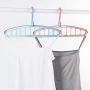 HJYPYJ Magic Hanger,Pp Non-Slip Folding Hanger,Removable Hooks,Suitable for Storage,Hanging Clothes,40X20cm Durable/Pink / 2 pcs